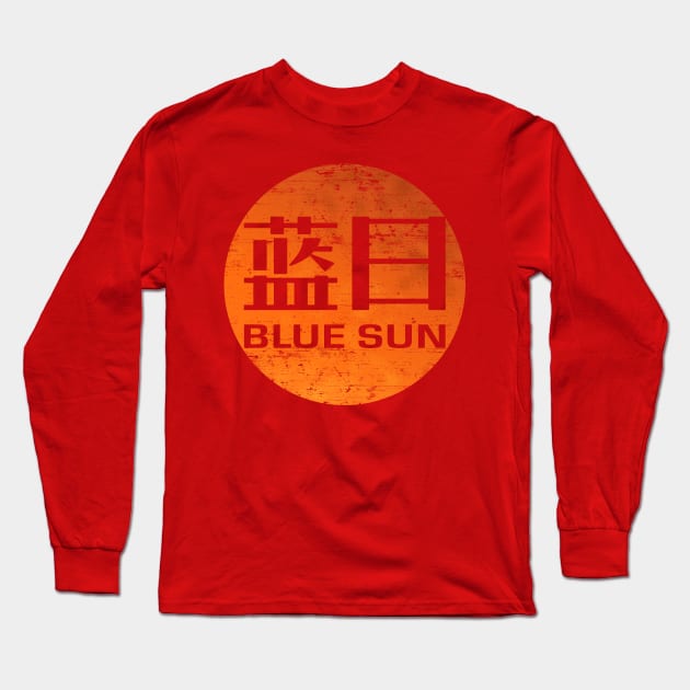 Blue Sun (not) Long Sleeve T-Shirt by BrownWoodRobot